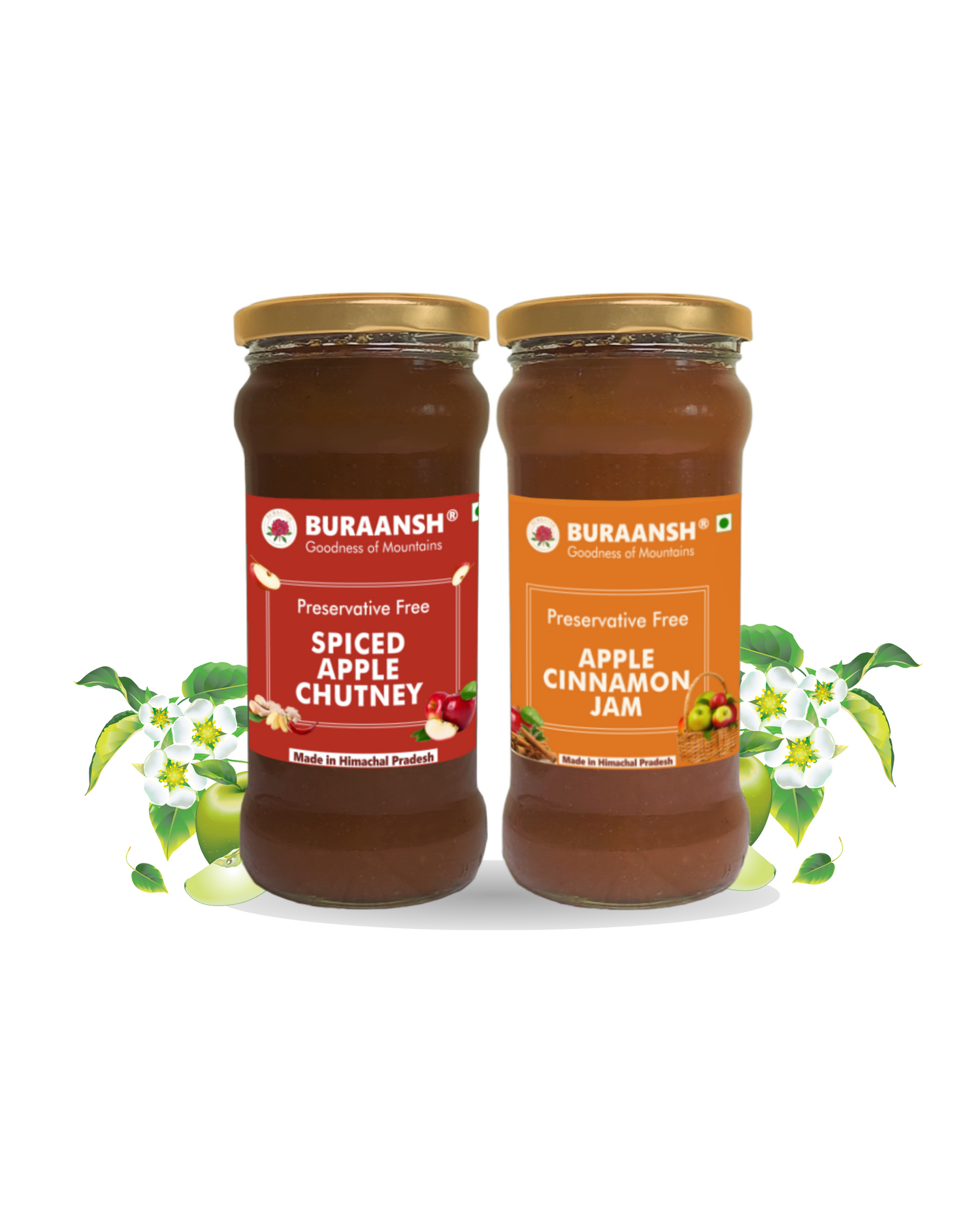 Apple Jam and Apple Chutney Combo