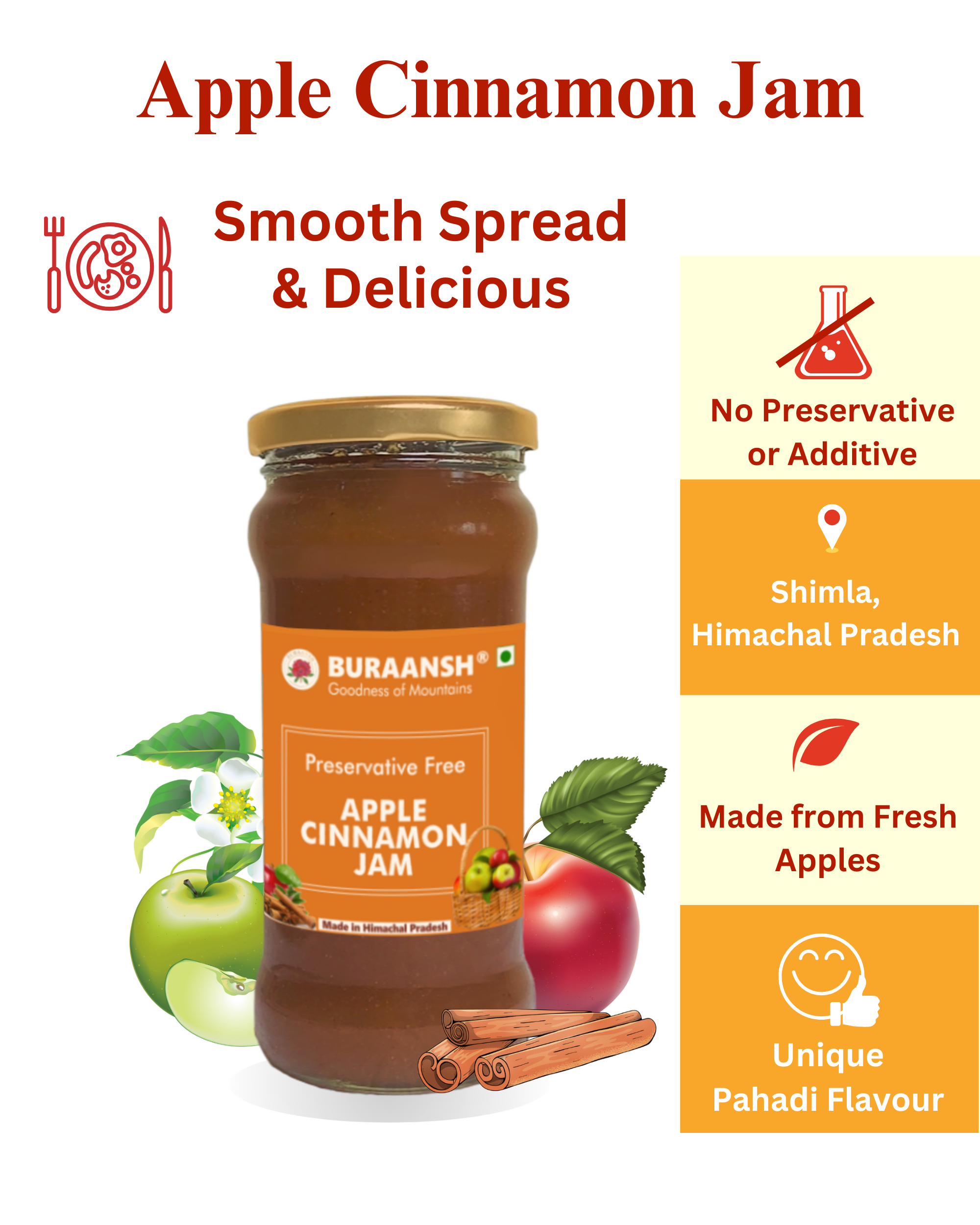Benefits of Apple Cinnamon Jam 