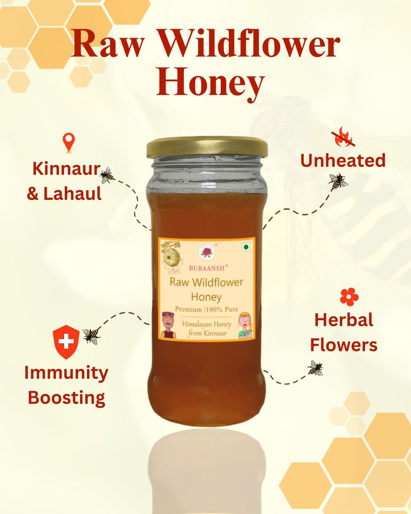 Raw Wildflower Honey Benefits. Immunity Boosting