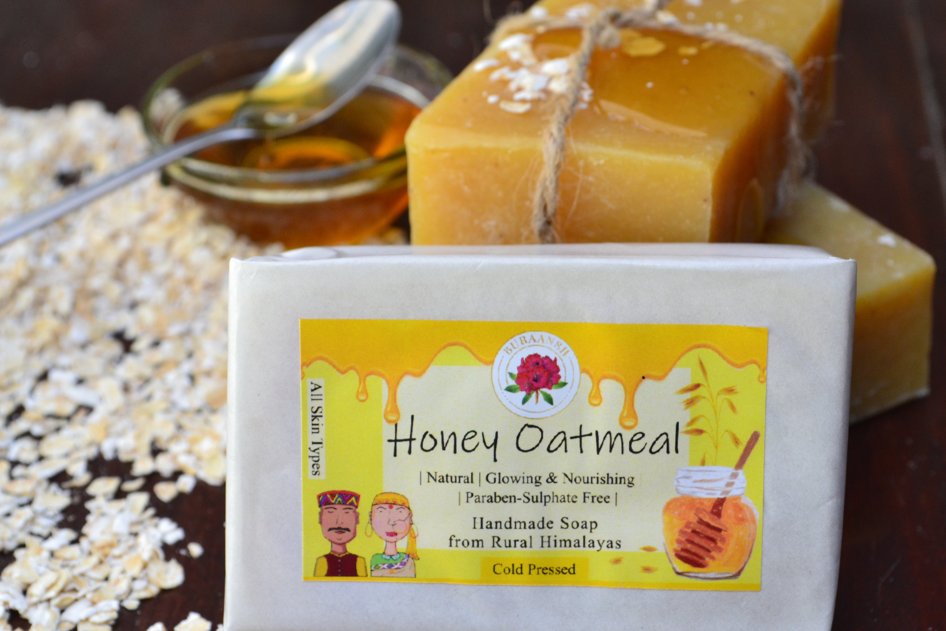 Handmade Honey Oatmeal Soap