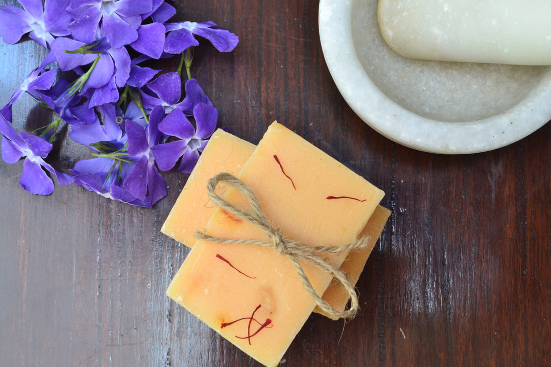 Handmade Saffron Soap