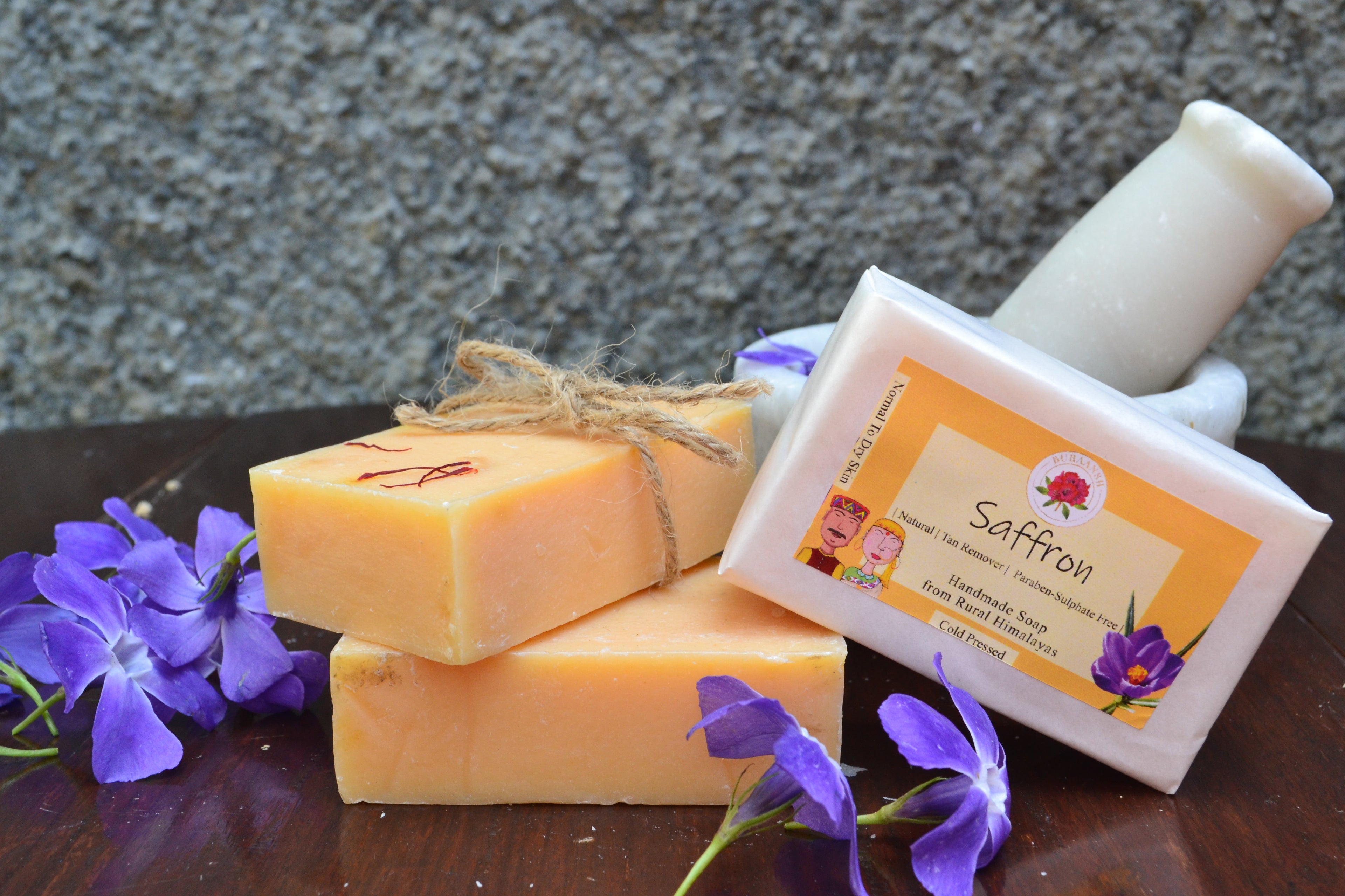 Handmade Saffron Soap