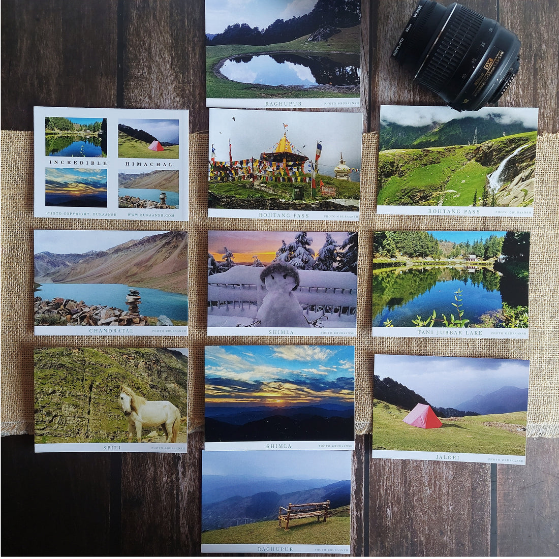 Incredible Himachal Postcards - Series 1